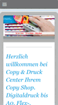 Mobile Screenshot of copydrucktue.de