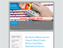 Tablet Screenshot of copydrucktue.de
